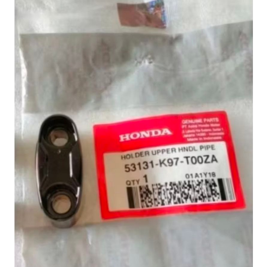 Holder Jepitan Raiser Stang Stir PCX 150 160 Asli BARU Honda
