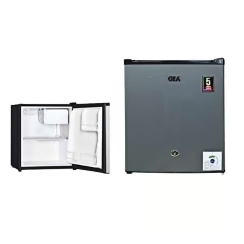 KULKAS PORTABLE GEA GMB-50 MATTEBLACK / INOX / KULKAS MINIBAR GEA GMB-50