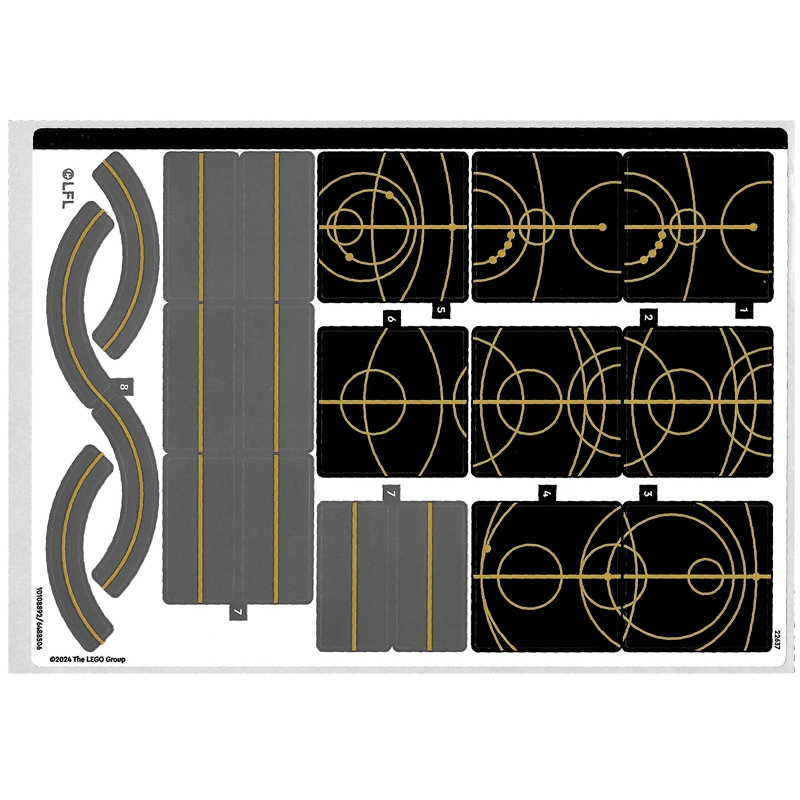 Lego Parts - 75385stk01 - Sticker Sheet for Set 75385 - (10108892/6488506)