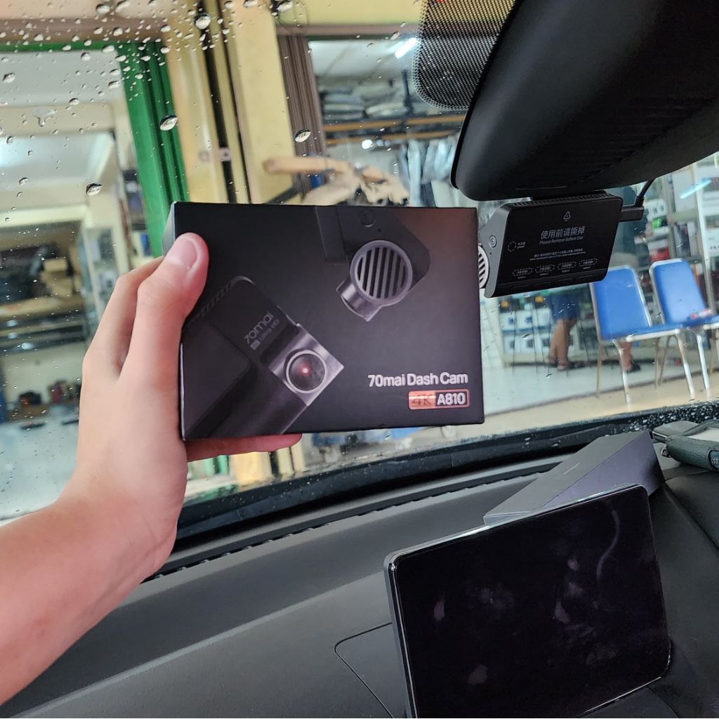 Kamera DashCam 70MAI A-810 4K DEPAN BELAKANG