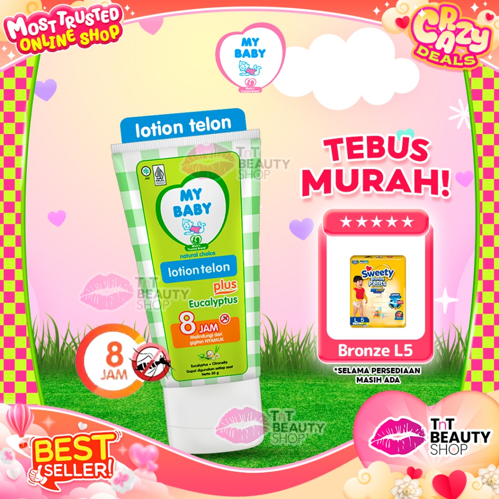 MY BABY Lotion Telon Plus Losion Telon Anti Nyamuk 8 Jam | TnT Beauty Shop