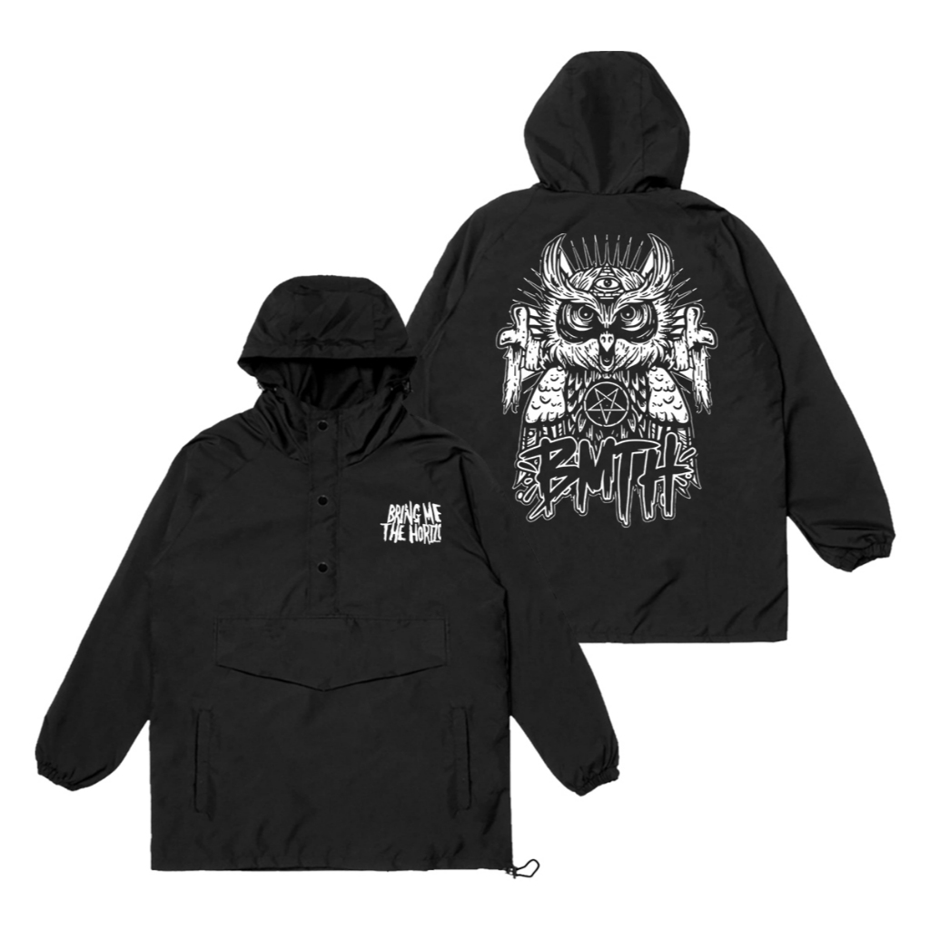 Dayshirt Jacket Cougle Bmth Owl Jacket Parasut Hitam Unisex