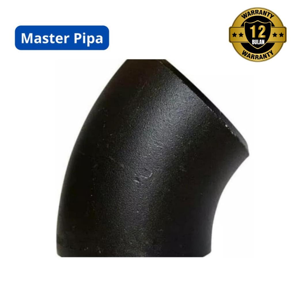 Elbow 3 Inch Sch 80 45 Deg Elbow Las Besi I Carbon Steel