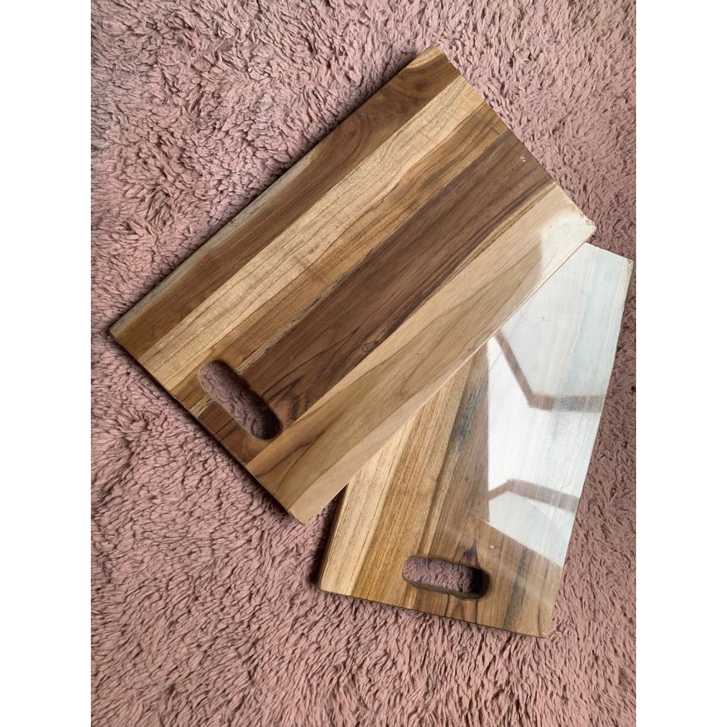 TALENAN KAYU JATI JUMBO UKURAN 40X30 CM  BERKUALITAS