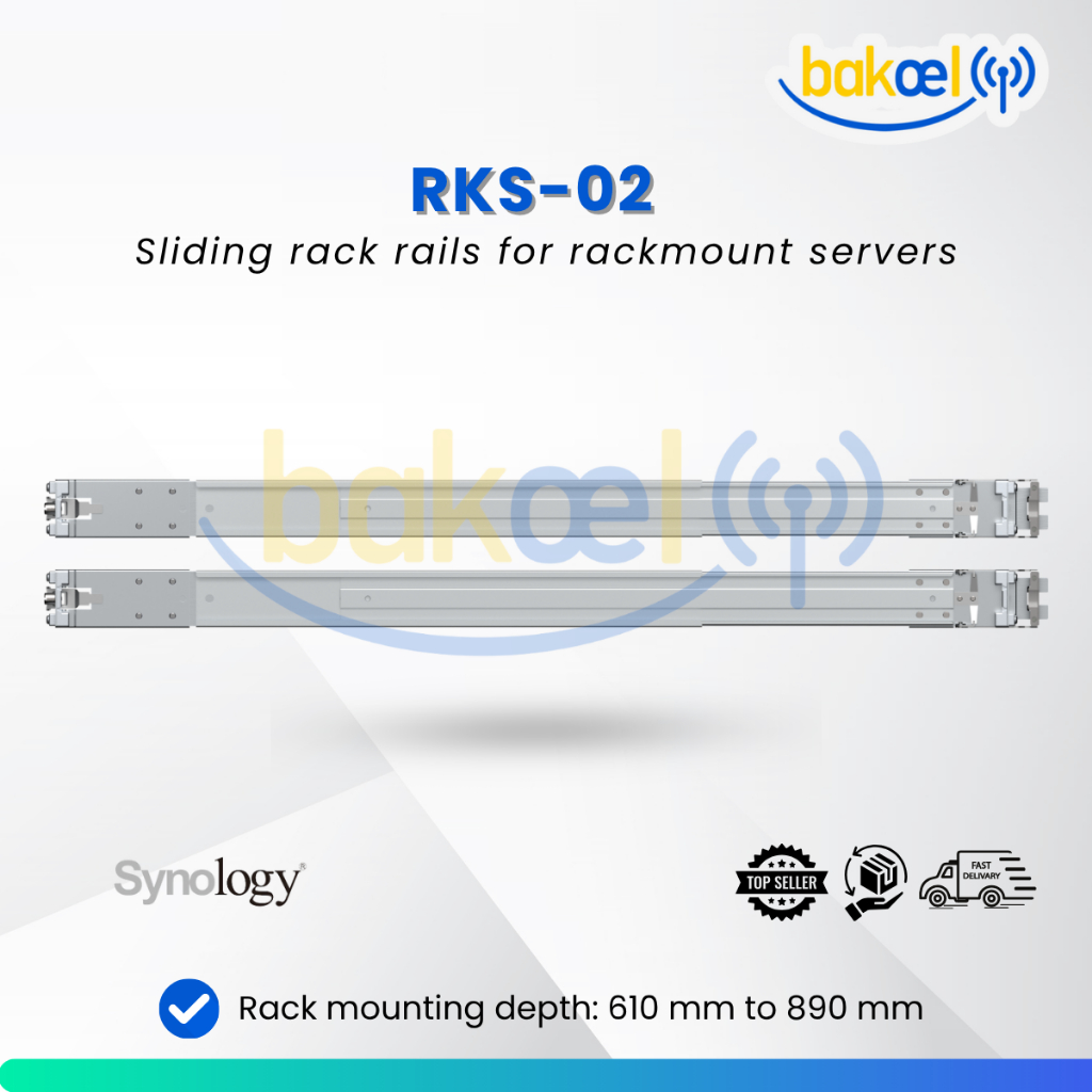 Synology Rail Kit RKS-02 for Synology NAS Rackmount Servers