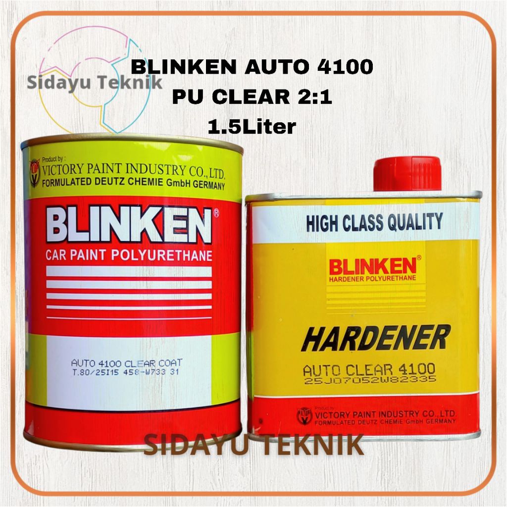 Cat Pernis Blinken 4100 Clear Gloss PU 1.5Liter