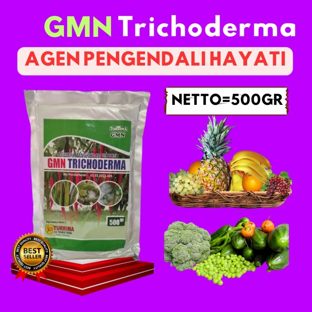PALING MURAH  Trichoderma Perisai Ajaib, Trichoderma Sp, Trichoderma Sebagai Biofertilizer Isi 500gr