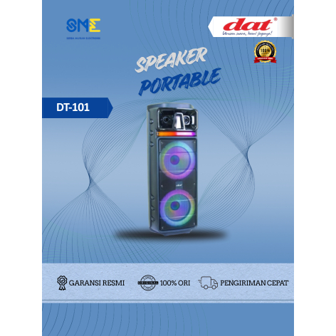 DAT DT-101 SPEAKER PORTABLE WIRELESS / DT101 10 INCH DAT ORIGINAL