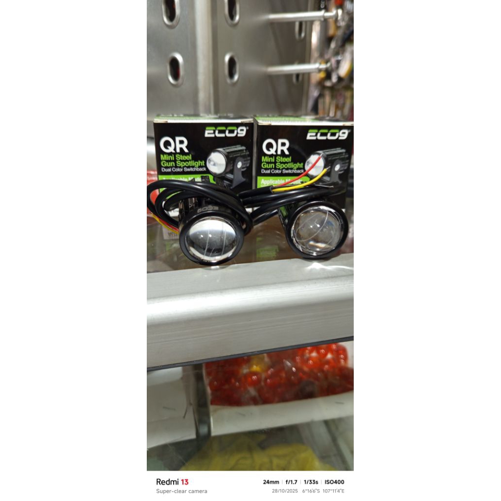 lampu laser tembak QR mini cahaya terang