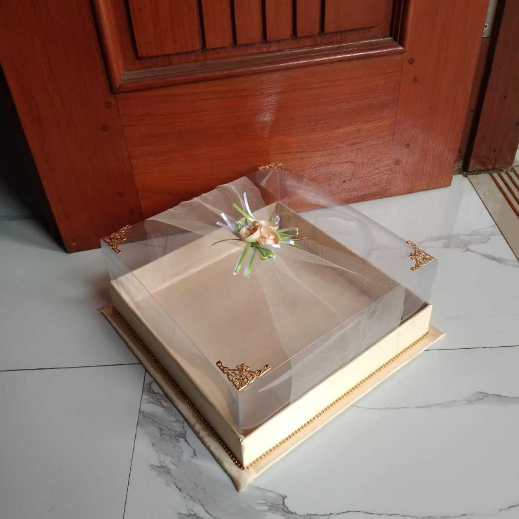 BOX KUE MINIMALIS mika kue ulang tahun cake box mika kek packaging kue hampers dus kue box hantaran