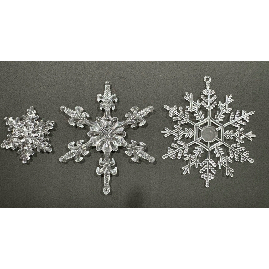 Hiasan Gantung Akrilik salju / Ornamen Natal