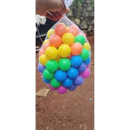 PAKET 50PCS BOLA PINGPONG WARNA WARNI