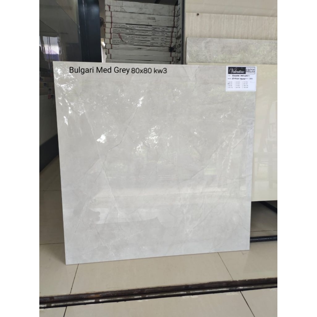 Granite Lantai/Dinding 80x80 Bulgari Med Grey