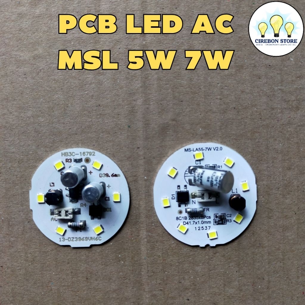 PCB LAMPU LED AC MSL 5 7 WATT / MESIN LAMPU LED