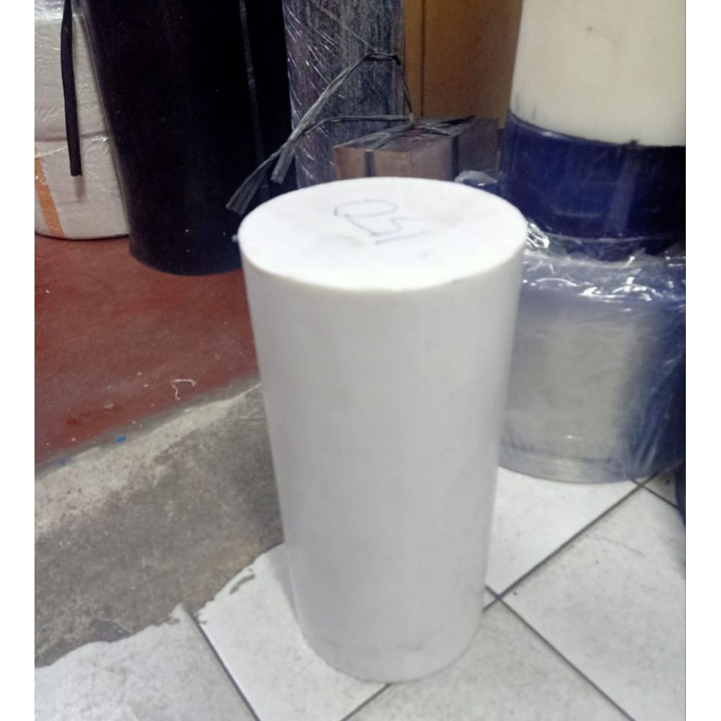 As teflon PTFE  / Rod teflon 150mm x  1mtr