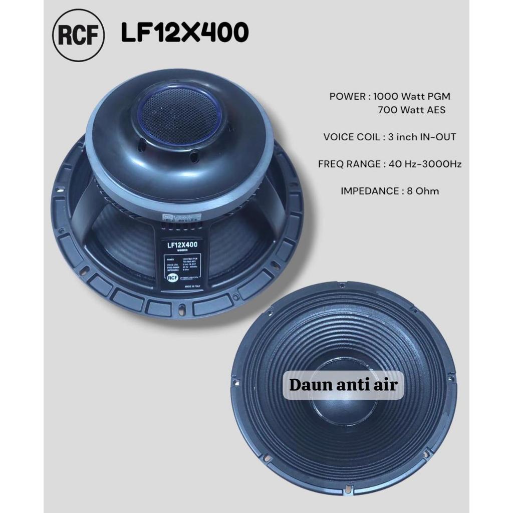 RCF LF12X400 12 Inch High-Mid-Low Speaker