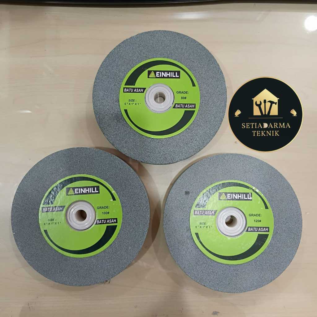 PROMO CUCI GUDANG  EINHILL GREEN SILICONE 6 INCHI GC80 GC100 GC120, BATU GERINDA HIJAU EINHILL