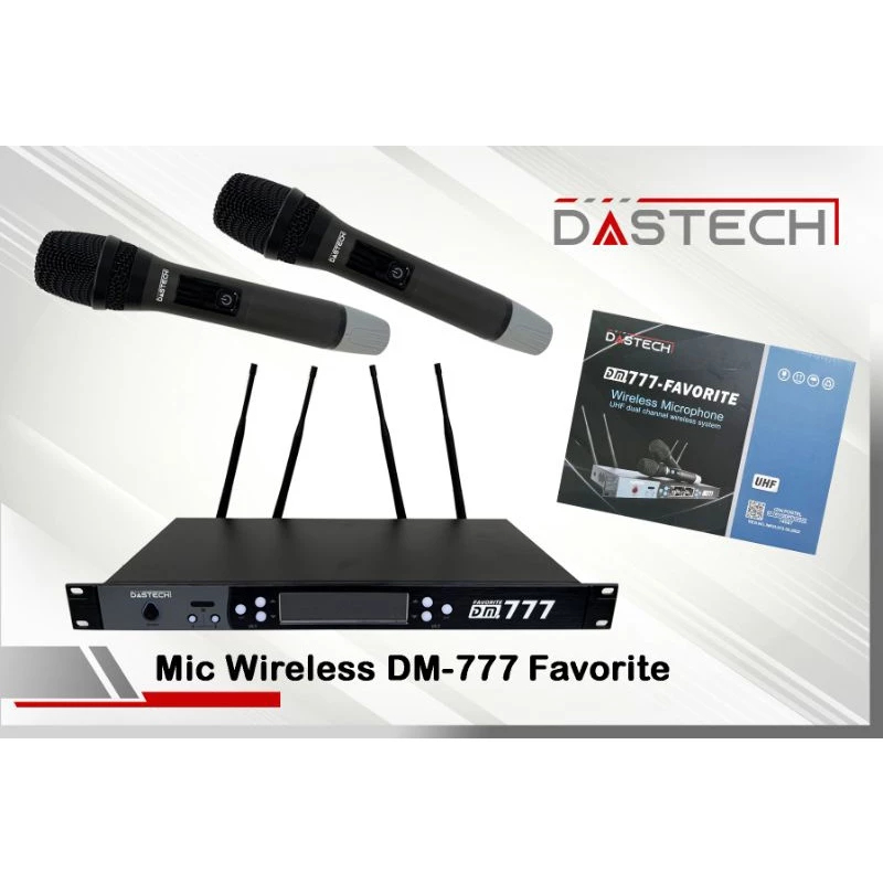 Mic Wireless DM-777 Favorite DASTECH Original