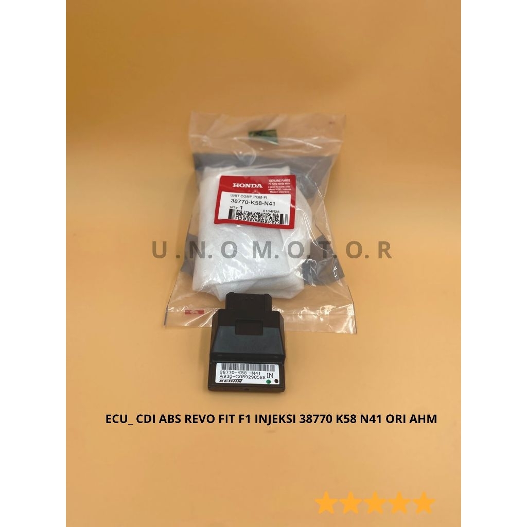 ECU_ CDI ABS REVO FIT F1 INJEKSI 38770 K58 N41 ORI AHM