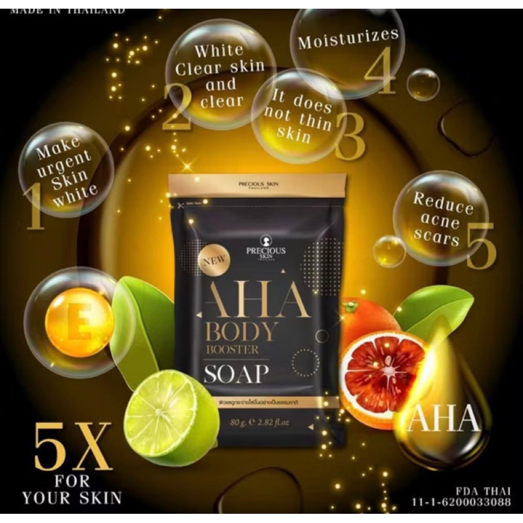 SABUN AHA BODY BOSTER THAILAND ORIGINAL, 80gr