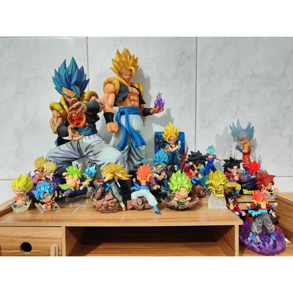 Figur Dragonball Goku SSJ3 Gohan Gogeta Vegeto Broly Rare Mix WCF Gashapon HG – Figure Like New