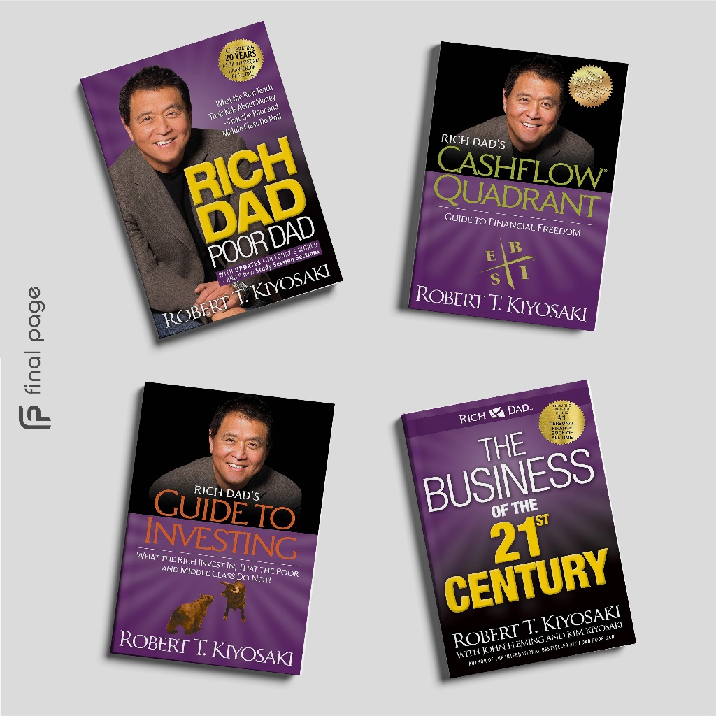 Rich Dad Series by R0bert T Kiy0saki - Before you quit your job, Guide to investing