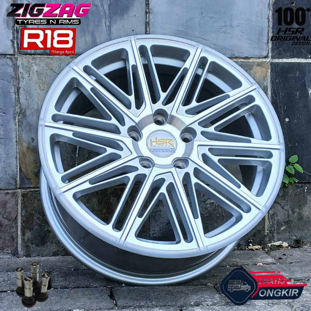 Velg Mobil Innova Outlander Terios HSR Balige Ring 18 Silver