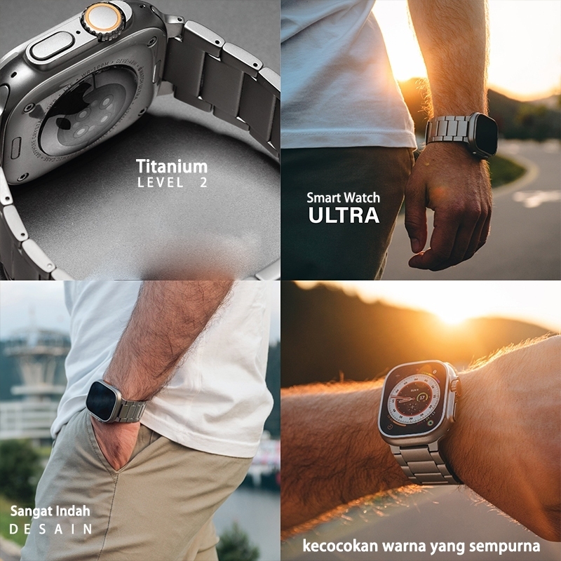 HOT DEALS [BARU] SAMSUNG SMARTWATCH S9 ULTRA2 STRAP STAINLESS JAM TANGAN SMART WATCH PRIA JAM TANGAN