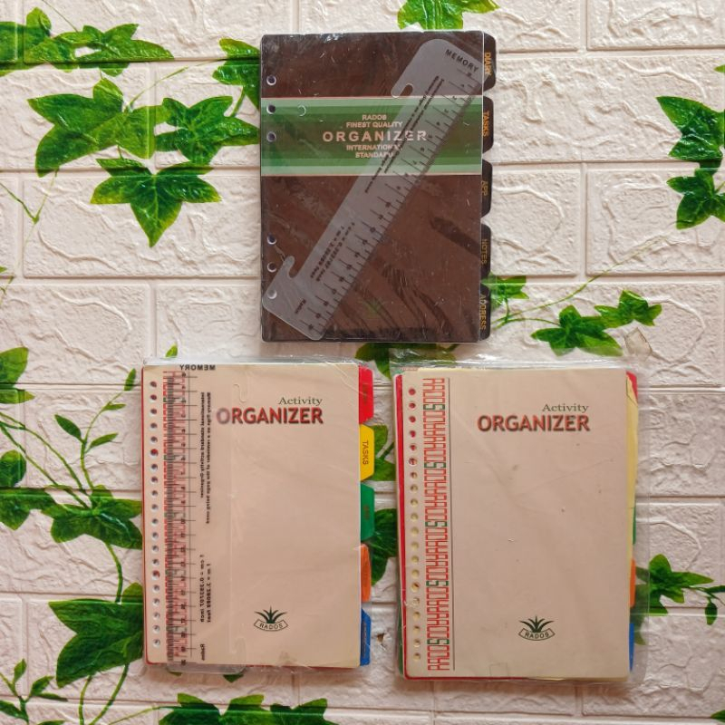 RADOS Activity Organizer Refill Kertas Isi Ulang T Plan Loose Leaf A5 Complete