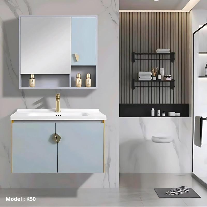 kabinet kamar mandi 80CM - PVC wastafel kabinet cabinet kamar mandi