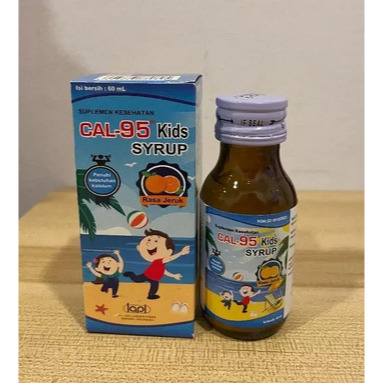 Cal 95 Kids Sirup 60 ML / Sirup Kalsium