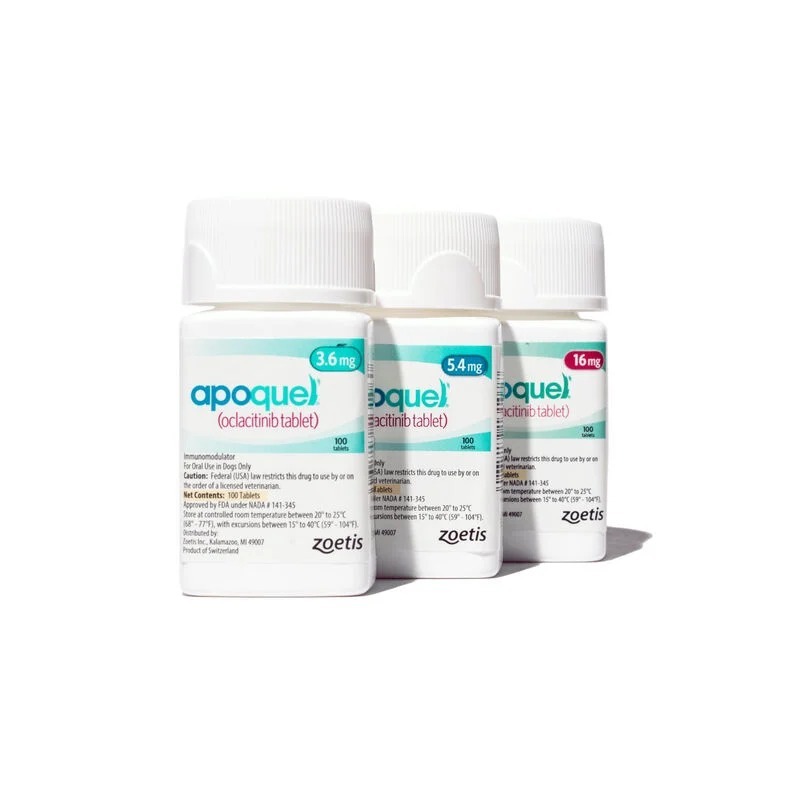Jual APOQUEL (Tablet 3,6mg I 5,4mg I 16mg) 10 Tablet - Obat Gatal Hewan Dermatitis Puritus Alergi Ke