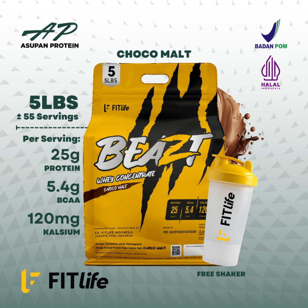 FITlife Beazt Whey Protein Concentrate - Halal