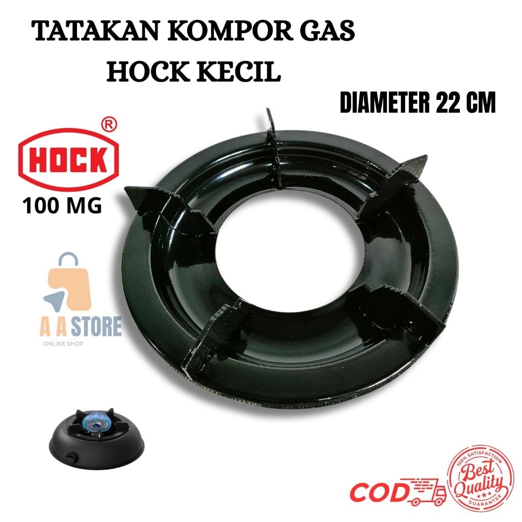 TUNGKU 23CM / TATAKAN KOMPOR HOCK BULAT TIPE 100MG / KOMPOR HOCK 1 TUNGKU BULAT /KOMPOR GAS 1 TUNGKU