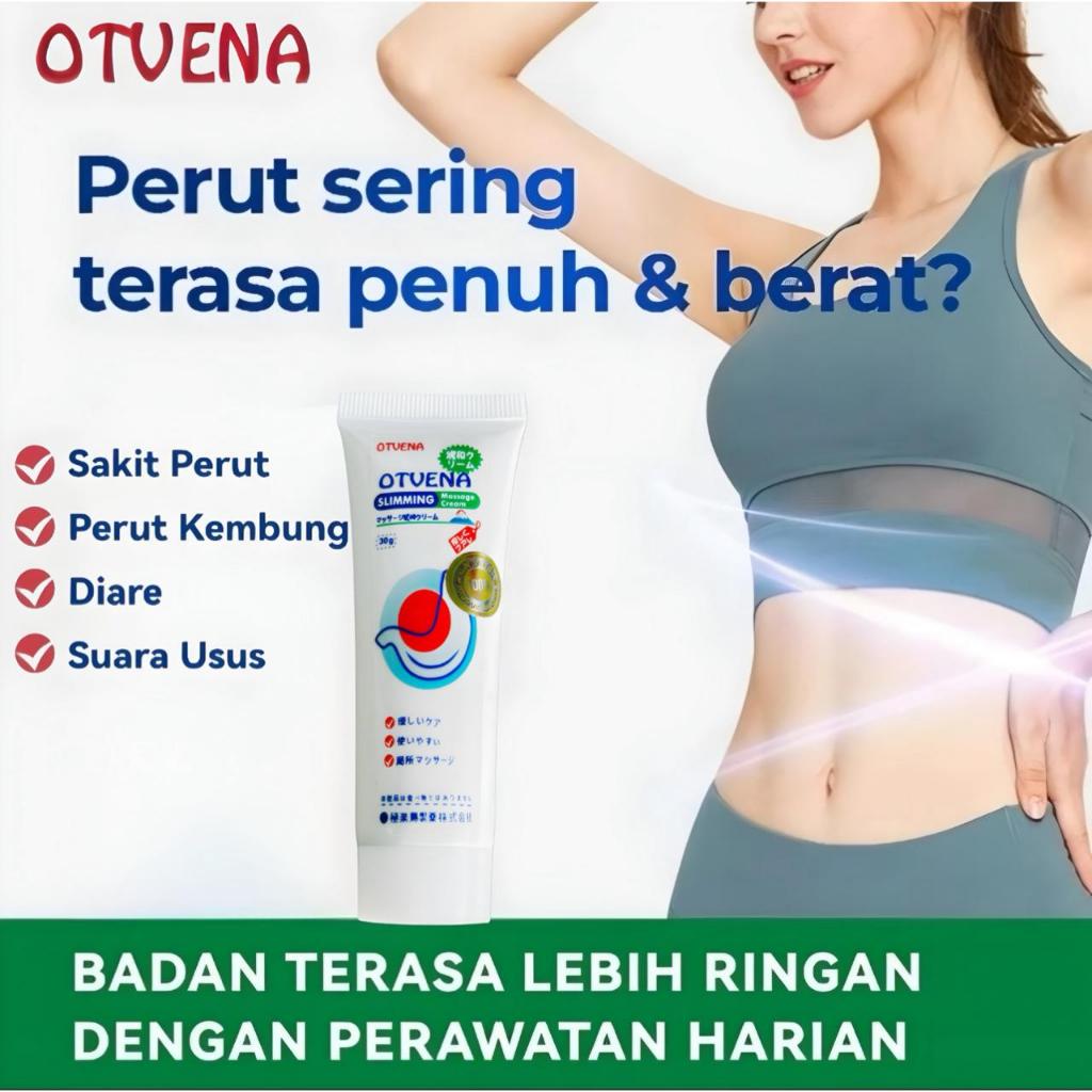 READY SIAP KIRIM‼️Otvena Slimming Cream Herbal Gel Massage Atasi Asam Lambung
