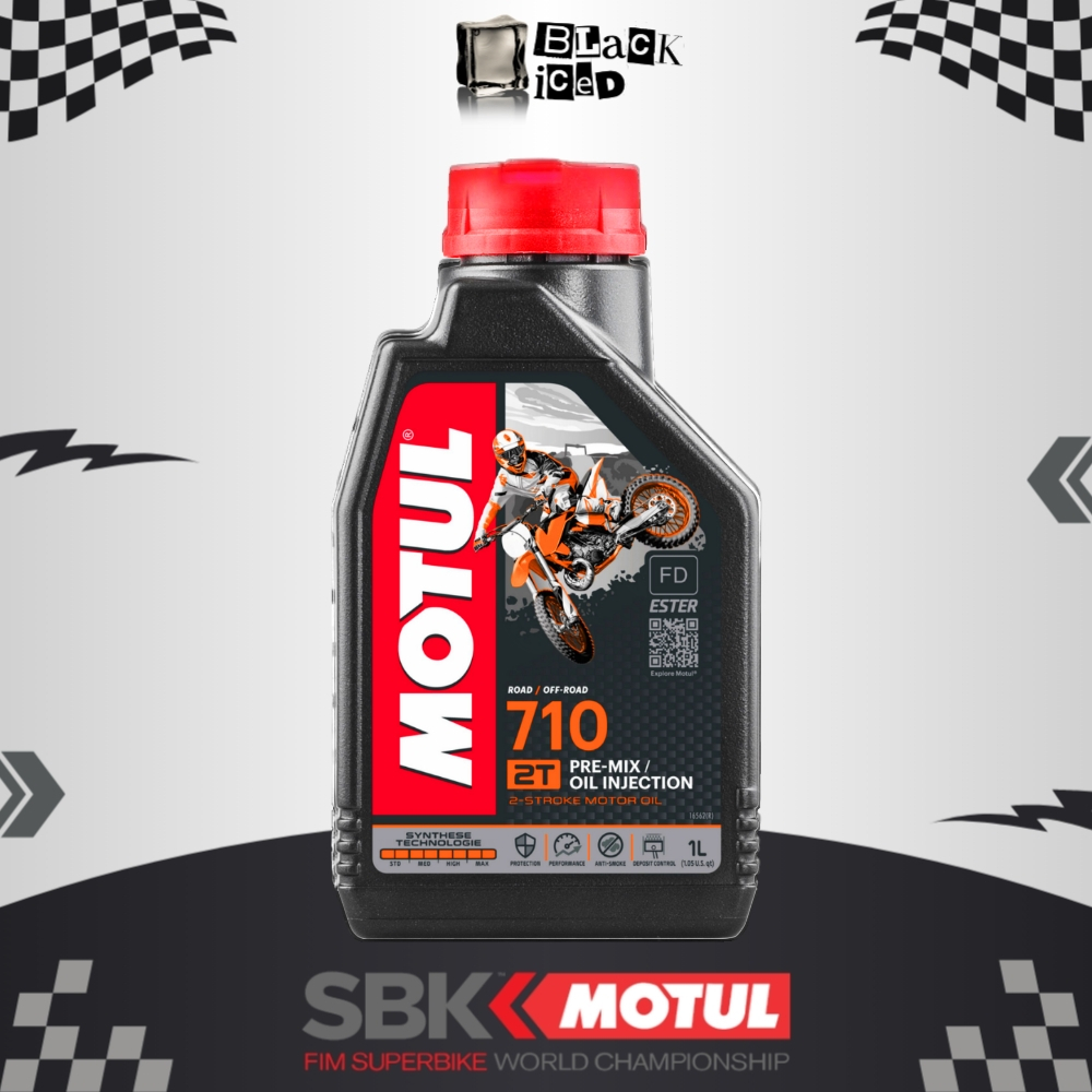MOTUL 710 2T PRE-MIX / OIL INJECTION FD OLI SAMPING 100% ORIGINAL