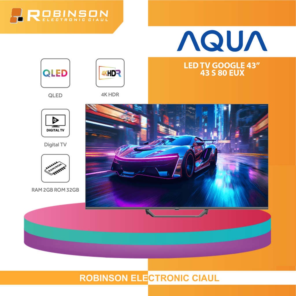 LED TV Aqua 43 Inch 43 S 80 EUX Google TV