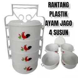 Rantang Ayam 4 Susun Plastik