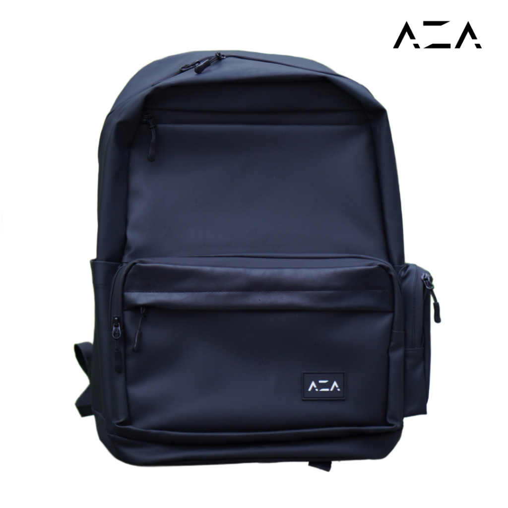 AZA Gridlock Essentials Backpack | Tas Ransel Hitam Waterproof Anti Air Pria Wanita