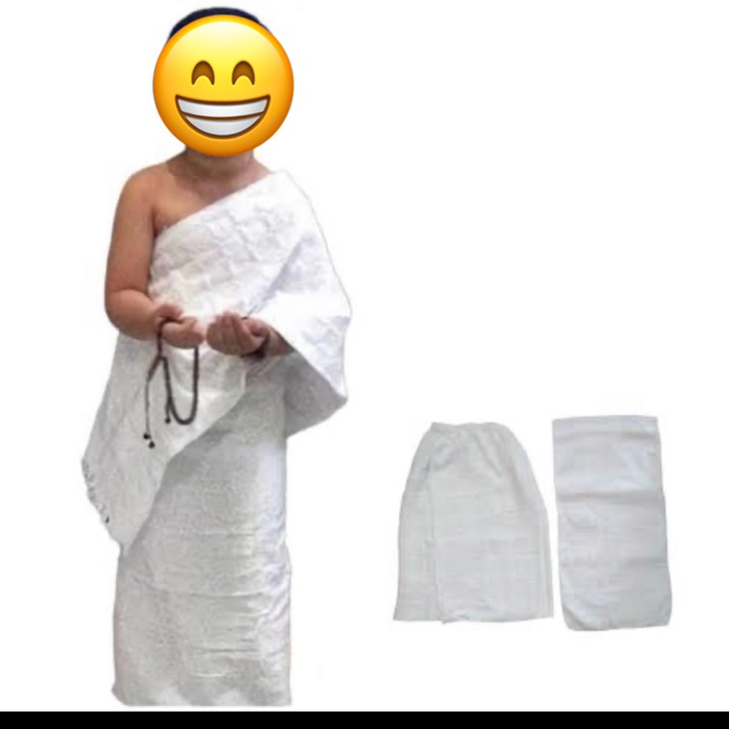 Kain Ihrom /Ihram Anak TK Laki-Laki Baju Manasik Haji INSTAN
