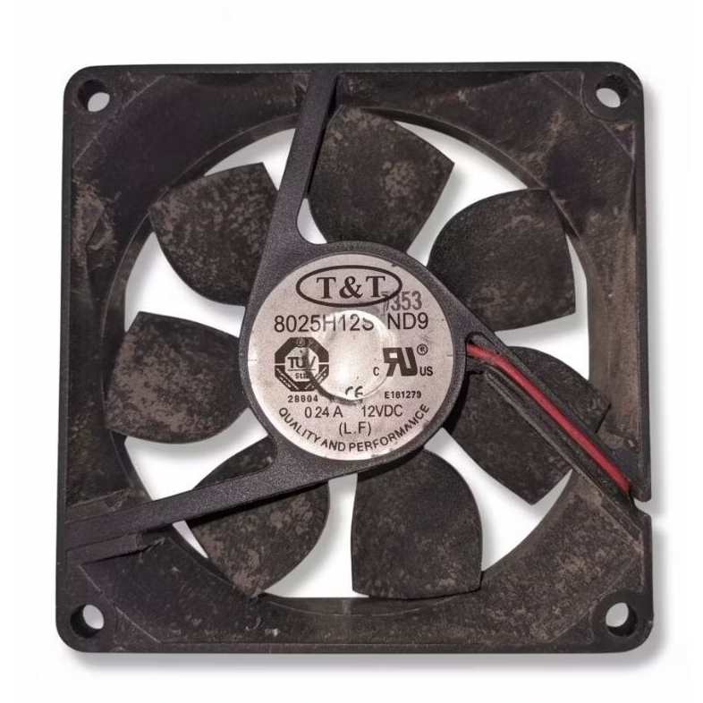 Fan Kipas DC 12V Pendingin PC Bekas 8cm x 8cm Kipas Casing CPU Komputer