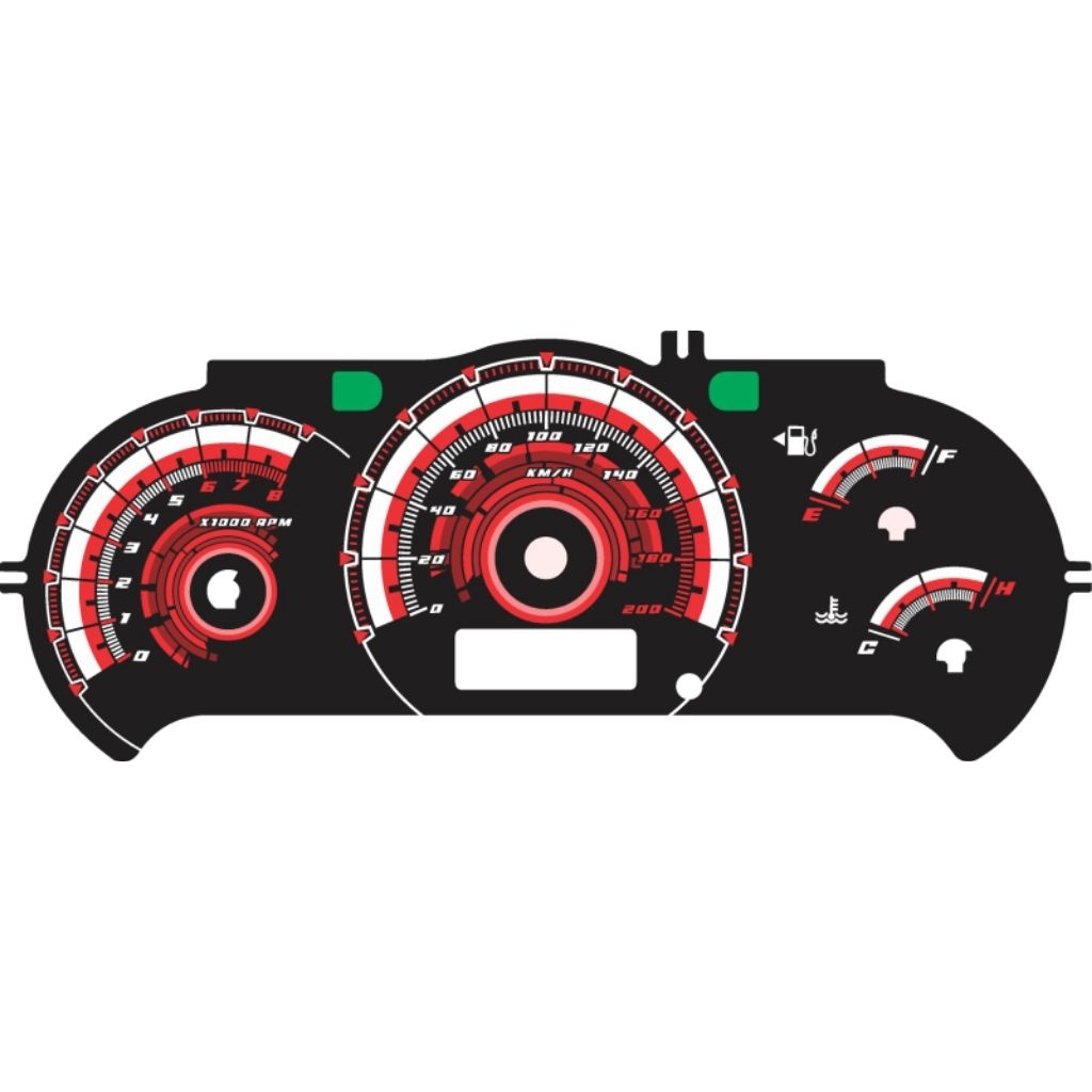 Panel speedometer custom Hyundai Avega/Excel ll