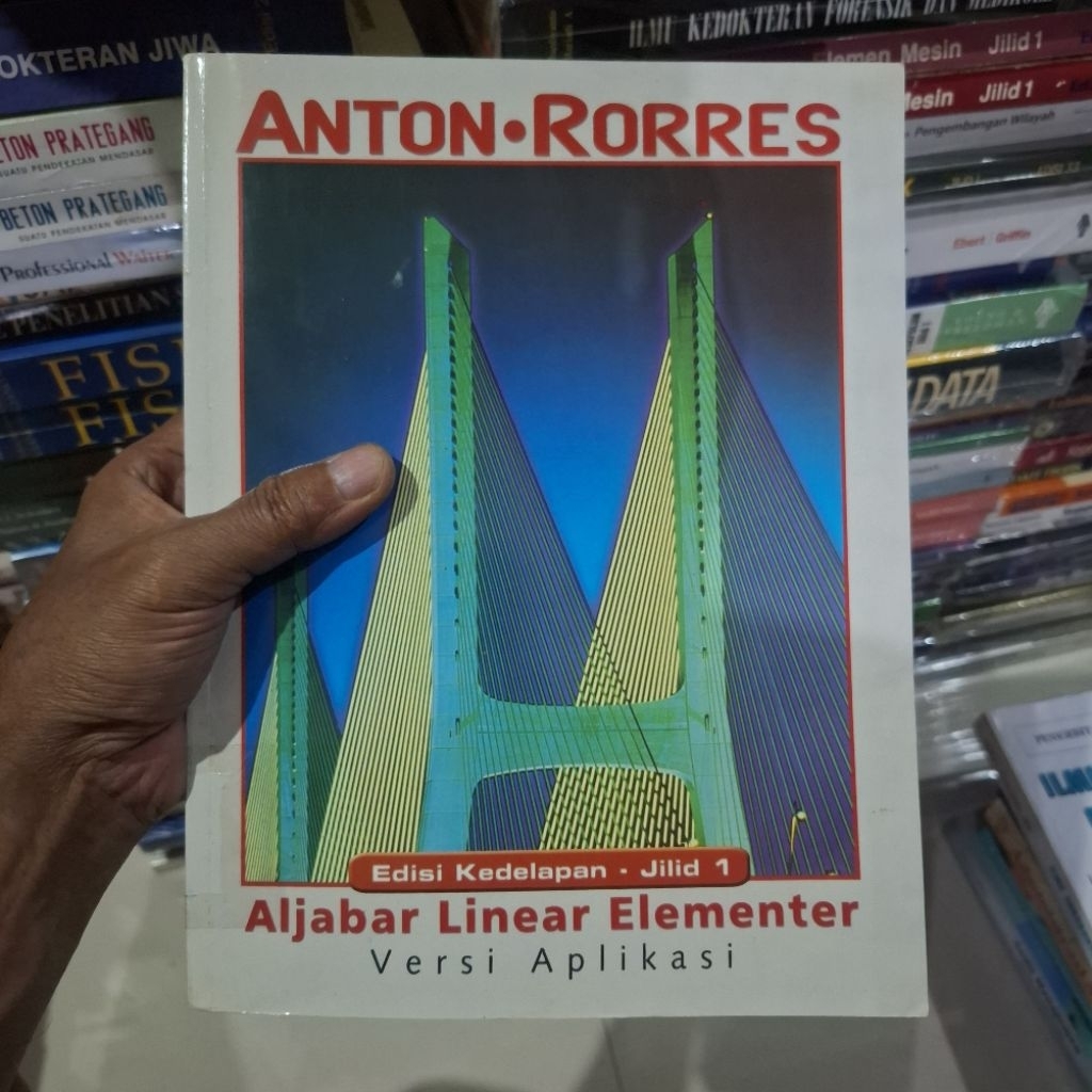 Buku [ORI 100%] ALJABAR LINEAR ELEMENTER  1 dan 2 ~  ANTON / RORRES