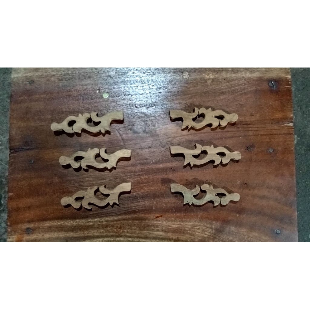 Penyangga tangkringan ukir burung sogon/konin isi 2 pcs