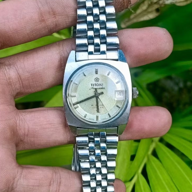 Jam Tangan Original Titoni Airmaster 21 Jewels Titoflex Automatic
