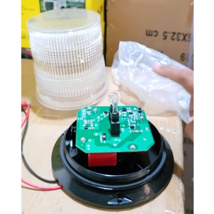 ROTARY XENON MODEL 12V-24V ROTARI XENON BOHLAM 12V-24V MODEL SERI H(1-6 kedip)