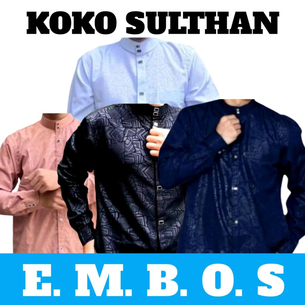 Koko sultan embos lengan panjang