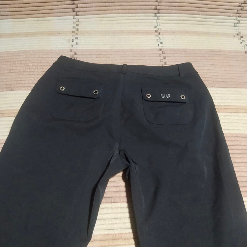 Celana Panjang  GOLF  SPOOSA Black Olahraga Original Second Preloved