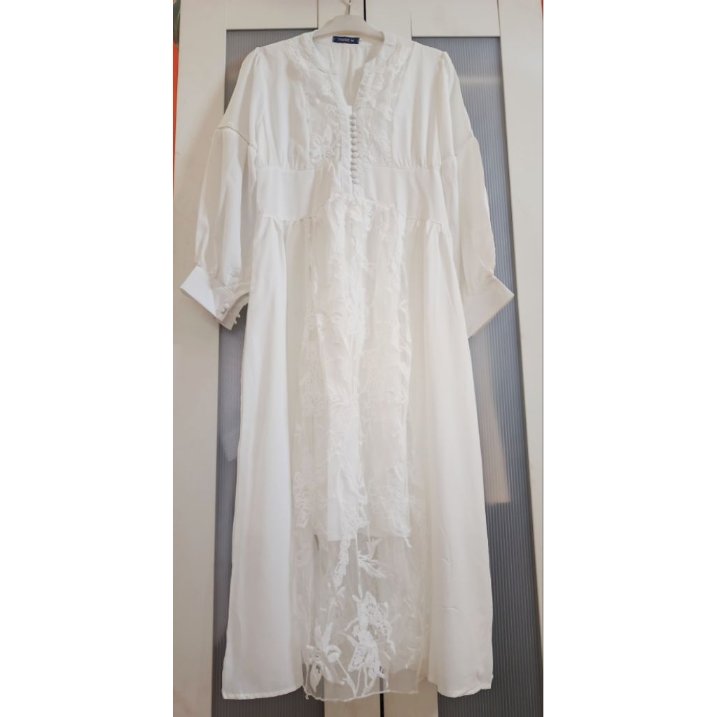 Gamis renda brukat hk