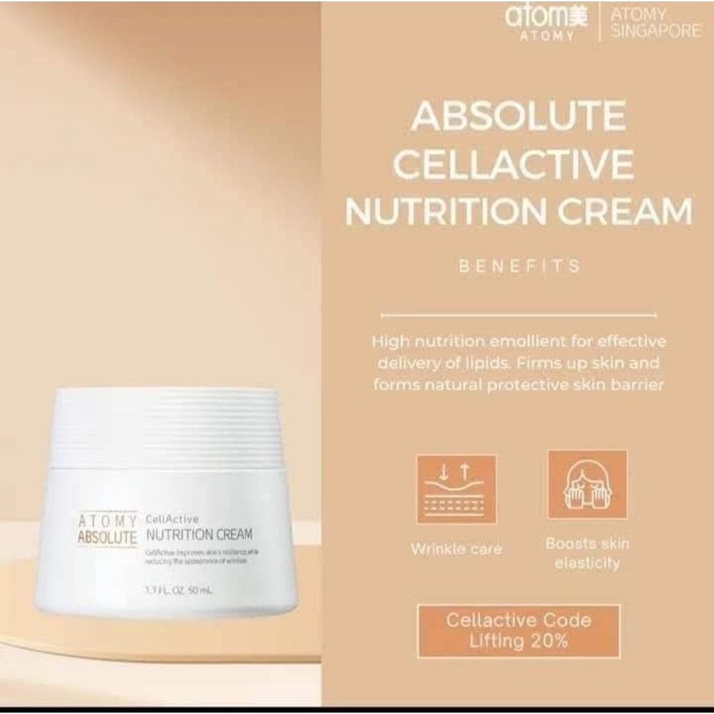 Atomy absolute Nutrition cream Krim malam hari ANTI AGING ORI 100%